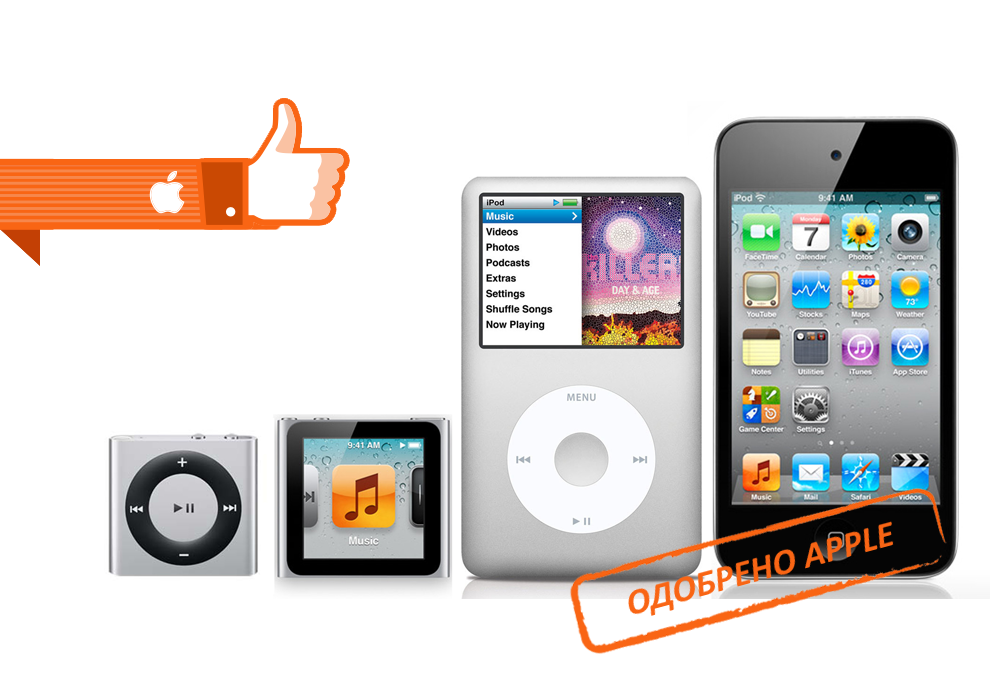 Ремонт Apple iPod в Подольске